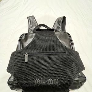 Authentic Miu Miu Backpack